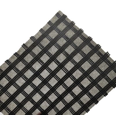 50/50kn Fiberglass Geogrid Composite Nonwoven Geotextile for Reinforcement Paving Grid