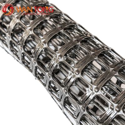 50-100m Plastic PP Biaxial Geogrid Perfect for Civil Engineering Construction 30/30kn