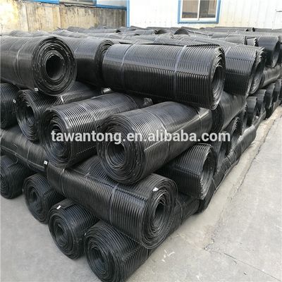 CE/ISO9001 Accredited PP HDPE Uniaxial Geogrid for Roadbed Reinforcement