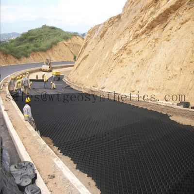 Plastic Geocell for Driveway and Slope Protection in Hotel Parking Construction