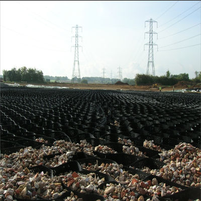 Plastic Geocell for Driveway and Slope Protection in Hotel Parking Construction