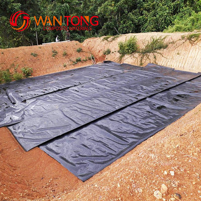 GB/ASTM GRI-GM13 Standard Black HDPE Geomembrane Pond Liner for Fish Shrimp Pond