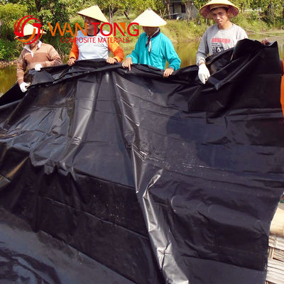 GB/ASTM GRI-GM13 Standard Black HDPE Geomembrane Pond Liner for Fish Shrimp Pond