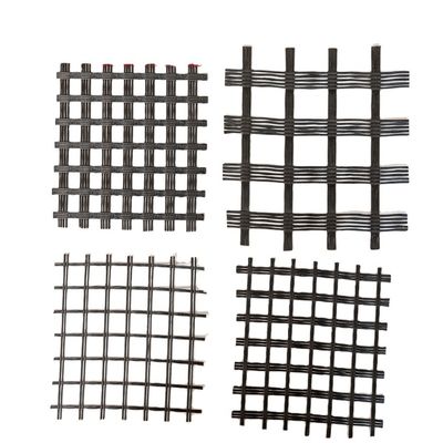 High Tensile Strength Polyester PVC Biaxial Geogrid Traditional Design for Industrial