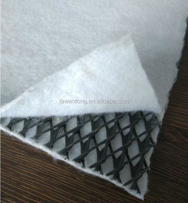30m-100m Roll Length High Tensile HDPE 3D Composite Drainage Net for Road Protection