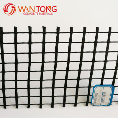 CE/ISO9001 Approved 25-200kn/m Road Construction Uniaxial Biaxial PVC Coated Polyester Geogrid Mesh
