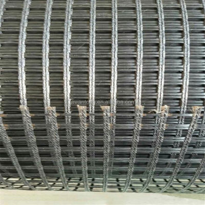 CE/ISO9001 Approved 25-200kn/m Road Construction Uniaxial Biaxial PVC Coated Polyester Geogrid Mesh