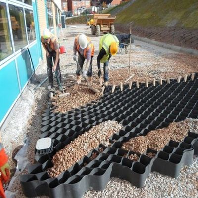 Requested Size HDPE Gravel Stabilizer Grid Geocell for Driveways Traditional Material