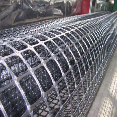Extruded Polypropylene Biaxial Geogrids 50m Length Geogrids for Various Applications