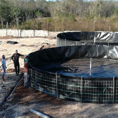 1mm Plastic HDPE Geomembrane for Traditional Design in Circular Tank Fish Pond Liner