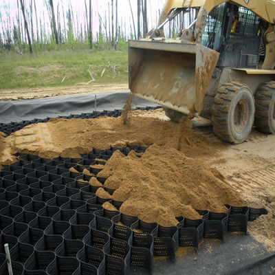 Improve Retaining Wall Stability with Height 100mm Gravel Stabilizer Geocell Solution