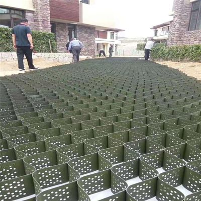 Yellow HDPE Geocell Gravel Paver for Stable and Durable Horse Farm Soil Stabilization