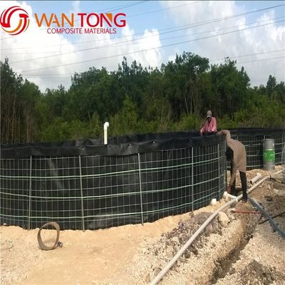 Life Span 3-15 Years BLACK Steel Frame PVC HDPE Tank for Indoor Fish Farm Square Shape