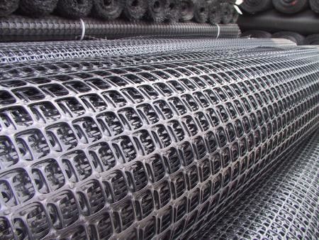 Slope Reinforcement with 40kn/M Biaxial Bidirectional Polypropylene PP Plastic Geogrid