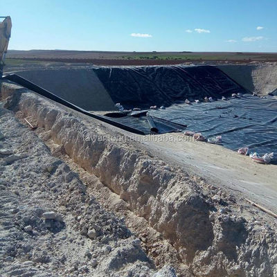 Smooth Geomembrane HDPE Dam Fish Tank Agricultural Pond Liner Geomembranes 1mm 2mm