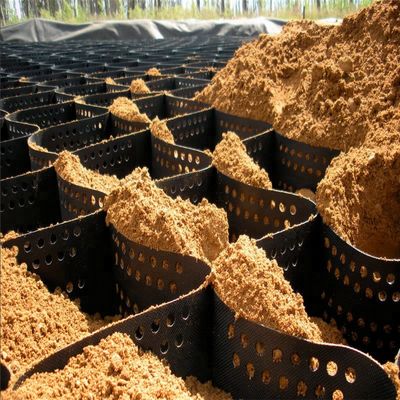 Traditional Design HDPE Smooth/Textured Perforated Geocell Versatile and Practical