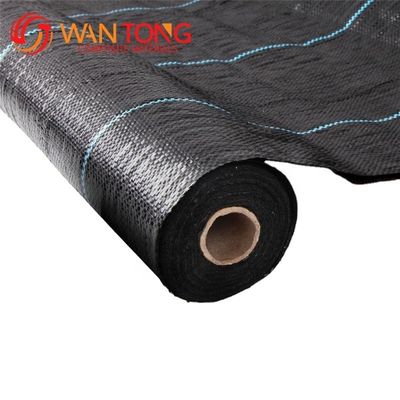 Construction Black White Yellow Color PP Woven Geotextile Length 50-100m/roll at Request