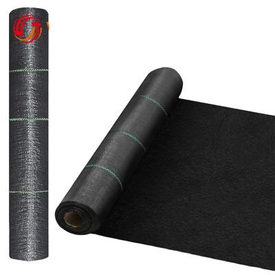 Construction Black White Yellow Color PP Woven Geotextile Length 50-100m/roll at Request