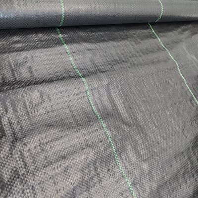 Construction Black White Yellow Color PP Woven Geotextile Length 50-100m/roll at Request