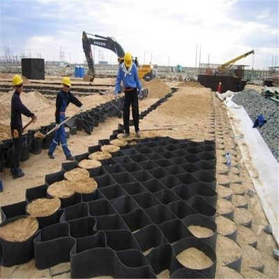 100-450mm HDPE Geocell for Retaining Wall Slope and Soil Stabilization Smooth Surface