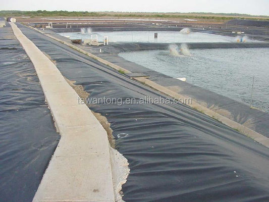 Geomembranes for Fish Tank 2mm Black Waterproof HDPE Plastic Onsite Installation