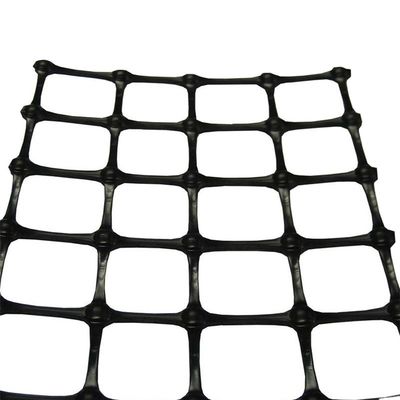 Strength PP Plastic Geogrid for Road Driveway Retaining Wall 25.4*25.4mm Mesh Size