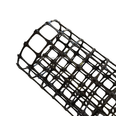 Strength PP Plastic Geogrid for Road Driveway Retaining Wall 25.4*25.4mm Mesh Size