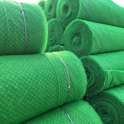 7.6-10.2mm Thickness Composite Geonet 3 Layers HDPE Geomat for Soil Reinforcement