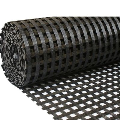 Lower Chinese Design Style Roadbed Solidification Biaxial Polyester 80-80 PET Geogrid
