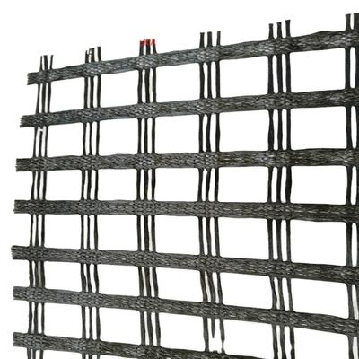 Lower Chinese Design Style Roadbed Solidification Biaxial Polyester 80-80 PET Geogrid