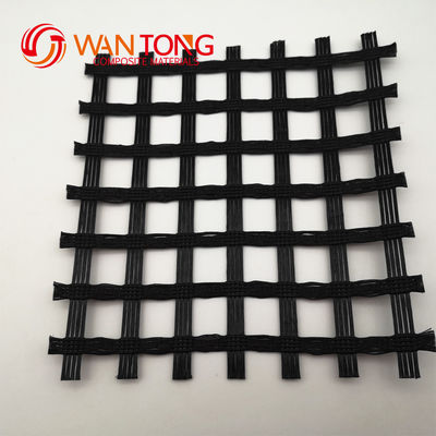 Onsite Inspection Bitumen Coated Fiberglass Biaxial Geogrid for Road Pavement Yellow
