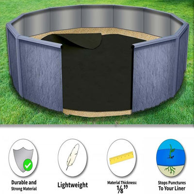 12-Foot Round Pool Liner Pad with Non Woven Geotextile Length 50-100m Outdoor Precut