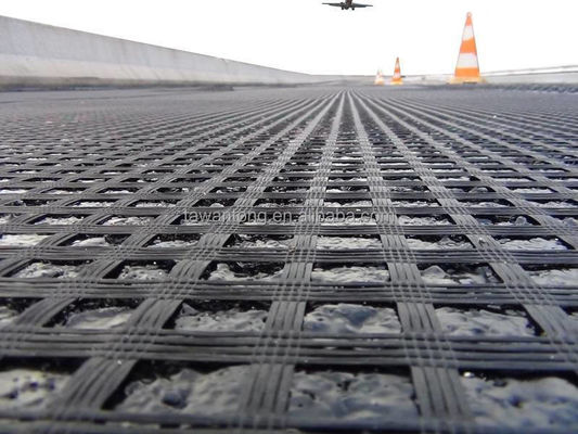 PVC Coated Geogrid for Soil Reinforcement and Chinese Design Style Road Construction
