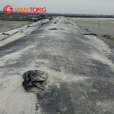 Black PP Woven Geotextile Geotube for Bank Protection and Roof Garden Road Base