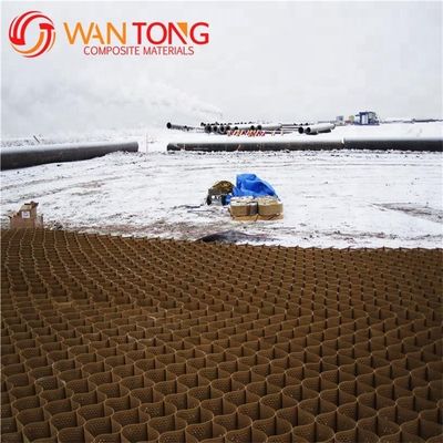 330mm-1000mm Welding Distance HDPE Geocell for Smooth/Textured Perforated Applications