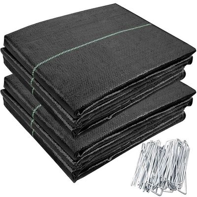 PP 120GSM Woven Geotextile for Garden Landscape Weed Control Custom Size 1-6m Width