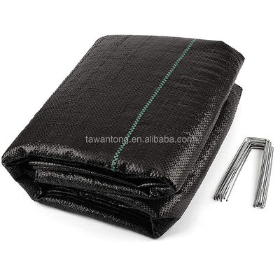 Black PP Woven Geotextile Used in Agriculture with Online Technical Support