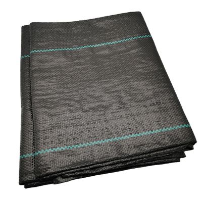 Customized Length 130GSM 170GSM Black PP Woven Fabric Geotextile with CE Certificate