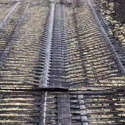 120KN HDPE Plastic Uniaxial Geogrid for Geosynthetic Stabilization 50m Roll Length