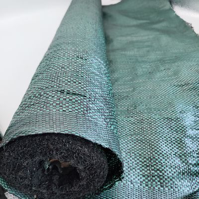 High Tensile Strength 5oz Black PP Woven Fabric Geotextile for Road Construction