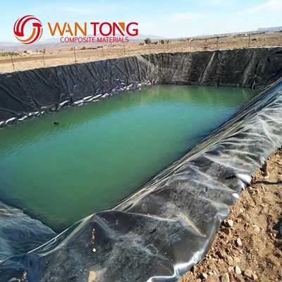 Customized Width 100% Virgin HDPE Smooth Anti-Seepage Geomembrane for Fish Pond Liner