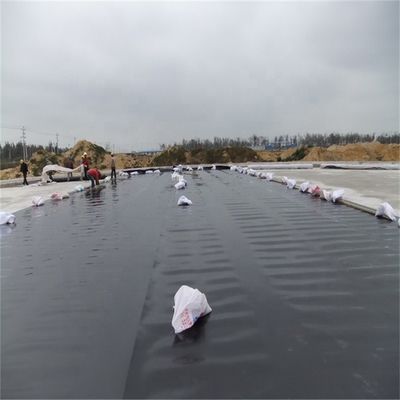 Customized Width 100% Virgin HDPE Smooth Anti-Seepage Geomembrane for Fish Pond Liner