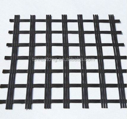 ISO Standard Fiberglass Fiber Mesh Geogrid for Road Reinforcement 50-200m Durable
