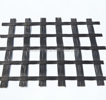 ISO Standard Fiberglass Fiber Mesh Geogrid for Road Reinforcement 50-200m Durable