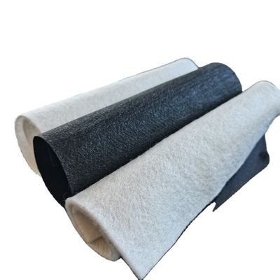 Black Short Fiber Pet Needle Punched Nonwoven Geotextile for Filtration Reinforcement