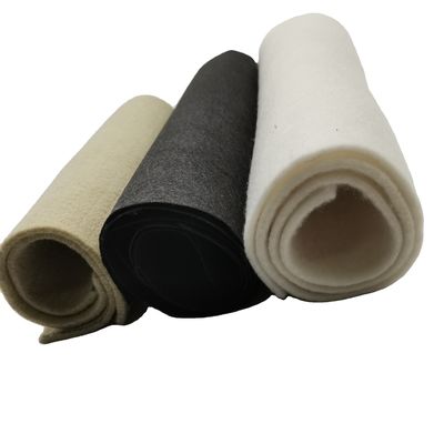 Black Short Fiber Pet Needle Punched Nonwoven Geotextile for Filtration Reinforcement