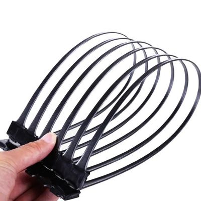 CE/ISO9001 Certified HDPE Uniaxial Geogrid for Retaining Wall Reinforcement Black