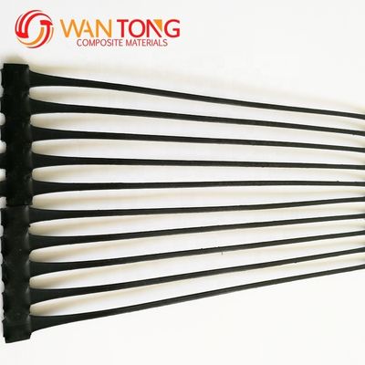 CE/ISO9001 Certified HDPE Uniaxial Geogrid for Retaining Wall Reinforcement Black