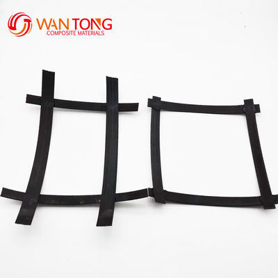 High Tensile Strength Road Building PE Steel Wire Biaxial Geogrid with CE Certificate