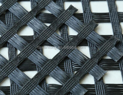 25mm*25mm Traditional Design Civil Engineering PET Mesh Geogrid Retaining Wall Geo Grid Ground Grid